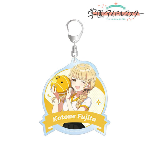 『学園アイドルマスター』描き下ろし 藤田ことね ボウリングシャツver. BIGアクリルキーホルダー